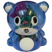 日本卡通錢(qián)罐果汁糖小藍(lán)熊100克