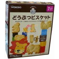 日本和光堂WAKODO可愛動(dòng)物造型牙餅2袋入