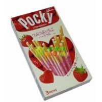 日本格力高巧克力棒棒餅(草莓味)21本